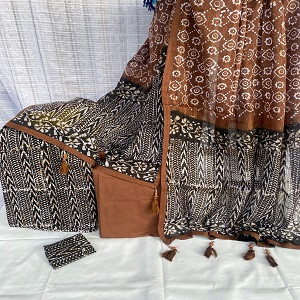 Vegetable Dye Batik Three Piece NB-T-00013