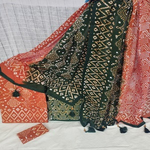 Vegetable Dye Batik Three Piece NB-T-00015