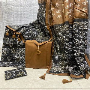 Vegetable Dye Batik Three Piece NB-T-00014