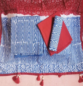 Vegetable Dye Batik Three Piece