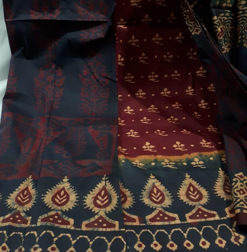 Vegetable Dye Batik Three Piece