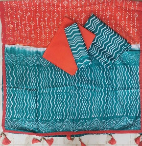 Vegetable Dye Batik Three Piece