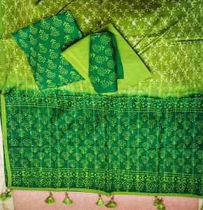 Vegetable Dye Batik Three Piece