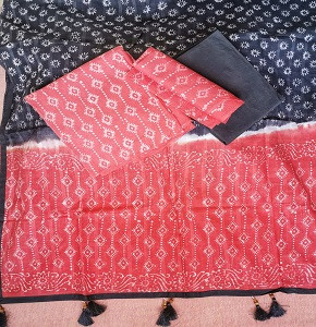 Vegetable Dye Batik Three Piece