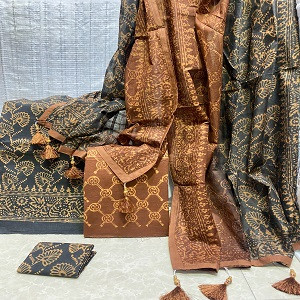 Vegetable Dye Batik Three Piece NB-T-0005